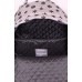 Рюкзак стеганый POOLPARTY backpack-snowflakes-grey серый