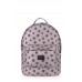 Рюкзак стеганый POOLPARTY backpack-snowflakes-grey серый