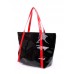 Лаковая сумка POOLPARTY pool91-black-red