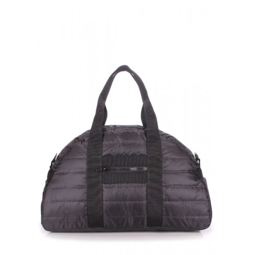 Стеганая сумка POOLPARTY Alaska alaska-stripe-black черная