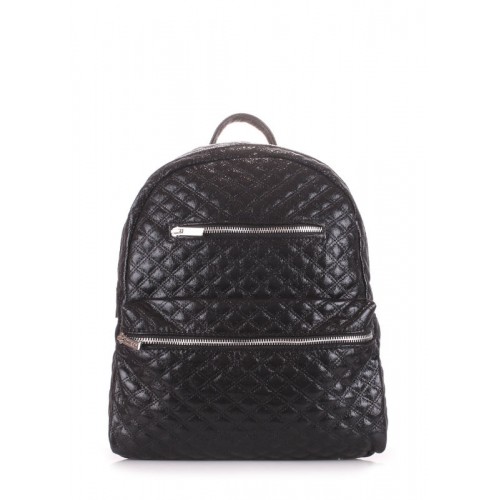 Рюкзак женский POOLPARTY mini-bckpck-stitch-black