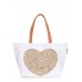 Коттоновая сумка POOLPARTY Love Tote pool-lovetote-white