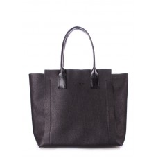 Кожаная сумка POOLPARTY legend-black черная