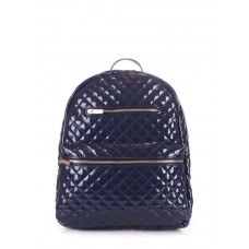 Рюкзак женский POOLPARTY mini-bckpck-stitch-darkblue тёмно-синий