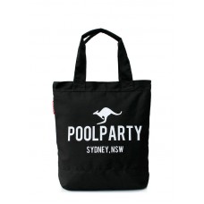 Коттоновая сумка POOLPARTY pool1-black черная