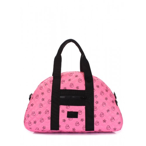 Стеганая сумка POOLPARTY alaska-ducks-pink розовая