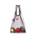 Сітчаста авоська POOLPARTY flower-mesh-tote чорна