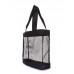 Сетчатая сумка POOLPARTY mesh-beach-tote черная