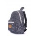 Рюкзак жіночий POOLPARTY xs-bckpck-denim-stars синій