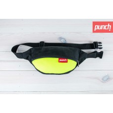 Поясна сумка Punch Black Acid Yellow жовта з чорним