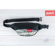 Поясная сумка Punch Black Acupat серая с черным