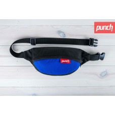Поясна сумка Punch Black Blue синя з чорним