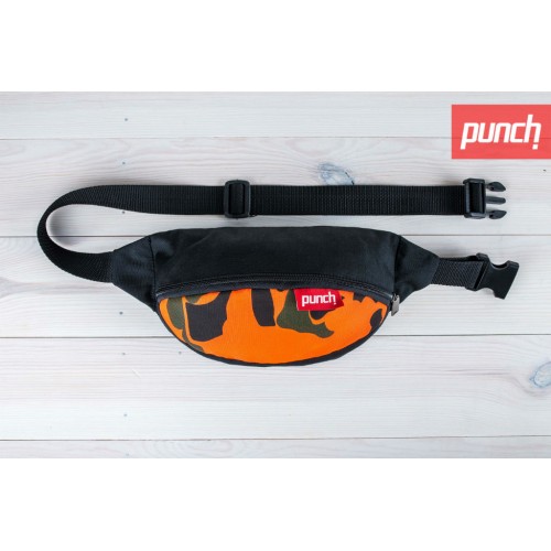 Поясна сумка Punch Black Camo Mars помаранчевий камуфляж
