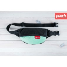 Поясна сумка Punch Black Mint ментолова з чорним