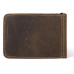Портмоне-зажим TIDING BAG 7128R коричневое