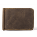 Портмоне-зажим TIDING BAG 7128R коричневое
