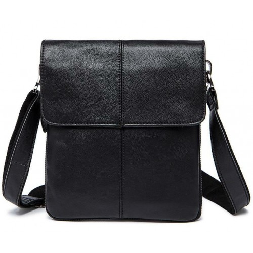 Чоловіча сумка через плече BEXHILL BX8005A чорна Чоловіча сумка через плече BEXHILL BX8005A чорна