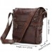 Чоловіча сумка через плече Jasper&Maine 7121C темно-коричнева