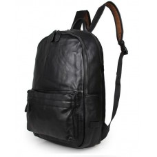 Мужской кожаный рюкзак TIDING BAG 7273A черный