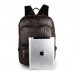 Чоловічий шкіряний рюкзак TIDING BAG 7313Q коричневий