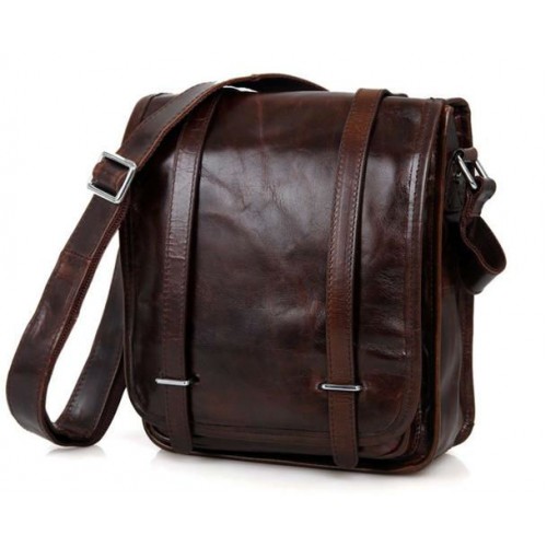 Сумка через плече TIDING BAG 7109C коричнева