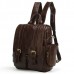 Чоловічий шкіряний рюкзак TIDING BAG 7123C коричневий