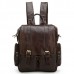 Чоловічий шкіряний рюкзак TIDING BAG 7123C коричневий