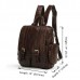 Чоловічий шкіряний рюкзак TIDING BAG 7123C коричневий