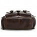Чоловічий шкіряний рюкзак TIDING BAG 7123C коричневий