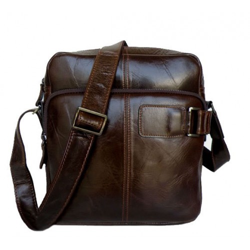 Сумка через плече TIDING BAG 6012 коричнева