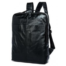 Рюкзак кожаный TIDING BAG 7280A черный