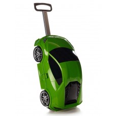 Детская сумка-чемодан на колесах Ridaz Lamborghini Huracan зеленая