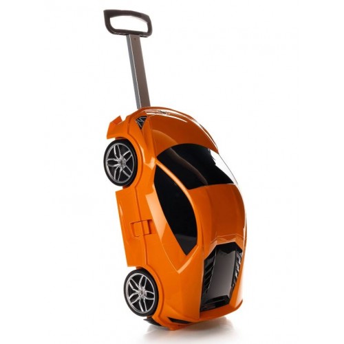 Дитяча сумка-Валіза на колесах Ridaz Lamborghini Huracan помаранчева