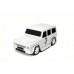 Детская сумка-чемодан на колесах Ridaz Mercedes G-class белая