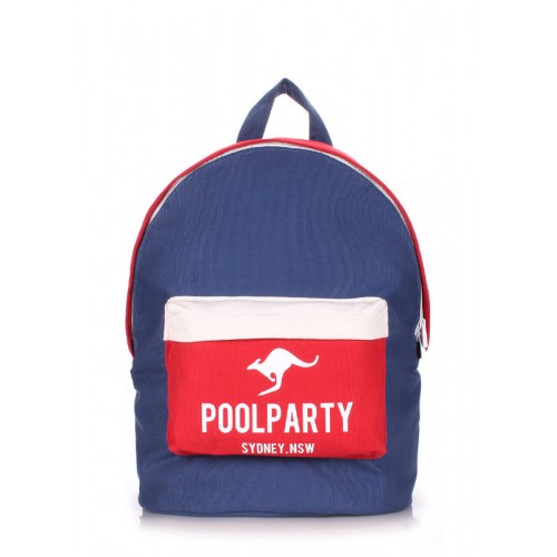 Рюкзак POOLPARTY kangaroo синій