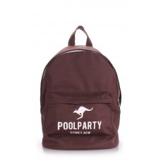 Рюкзак POOLPARTY kangaroo коричневый