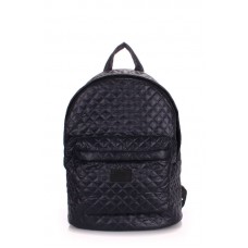 Рюкзак стеганый POOLPARTY backpack-theone-darkblue тёмно-синий