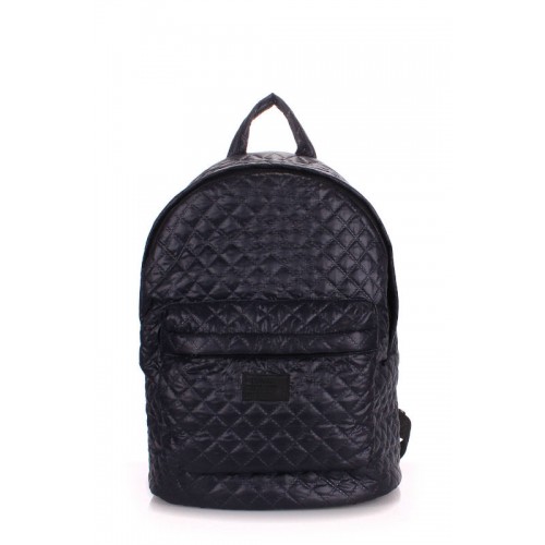 Рюкзак стеганый POOLPARTY backpack-theone-darkblue
