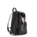 Рюкзак женский кожаный POOLPARTY mini-bckpck-transparent-black черный