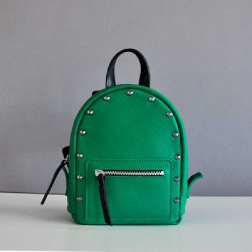 Жіночий шкіряний рюкзак Baby Sport Rock Green зелений