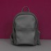 Женский кожаный рюкзак Carbon Dark Grey серый