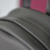 Женский кожаный рюкзак Carbon Dark Grey серый