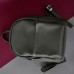 Женский кожаный рюкзак Carbon Dark Grey серый