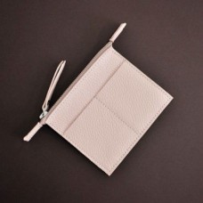 Женский кожаный кошелек Keeper Nude бежевый