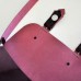 Женский кожаный клатч Satchel Mini Gloss бордовый