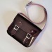 Женский кожаный клатч Satchel Mini Gloss бордовый