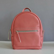 Жіночий шкіряний рюкзак Sport terracota персиковий