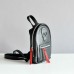 Женский кожаный рюкзак Baby Sport Skull Black чёрный