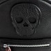 Женский кожаный рюкзак Baby Sport Skull Black чёрный