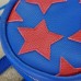 Жіночий шкіряний рюкзак Captain America синій